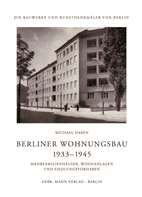 Berliner Wohnungsbau 1933 - 1945