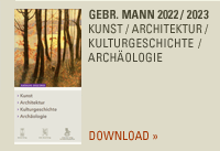 Mann Verlag 2022-2023 | Kunst / Architektur / Kulturgeschichte / Archäologie